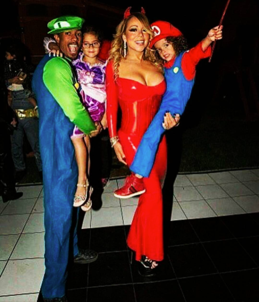 Friendly Exes Mariah Carey and Nick Cannon Celebrate Halloween Early With Their Twins